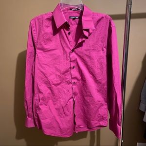 Express button up front shirt M